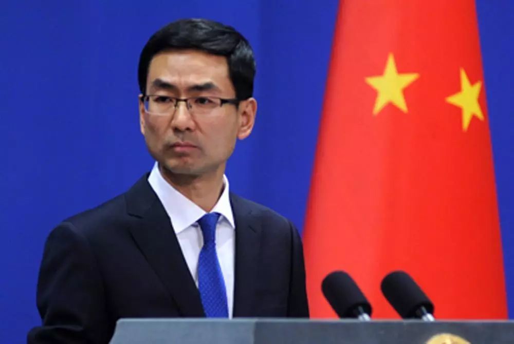 北京外交部發言人耿爽。網上圖片