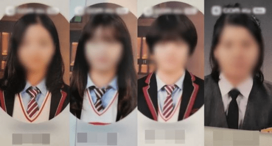 YouTube匿名頻道公布表藝琳霸凌案的4名加害者畢業相片。