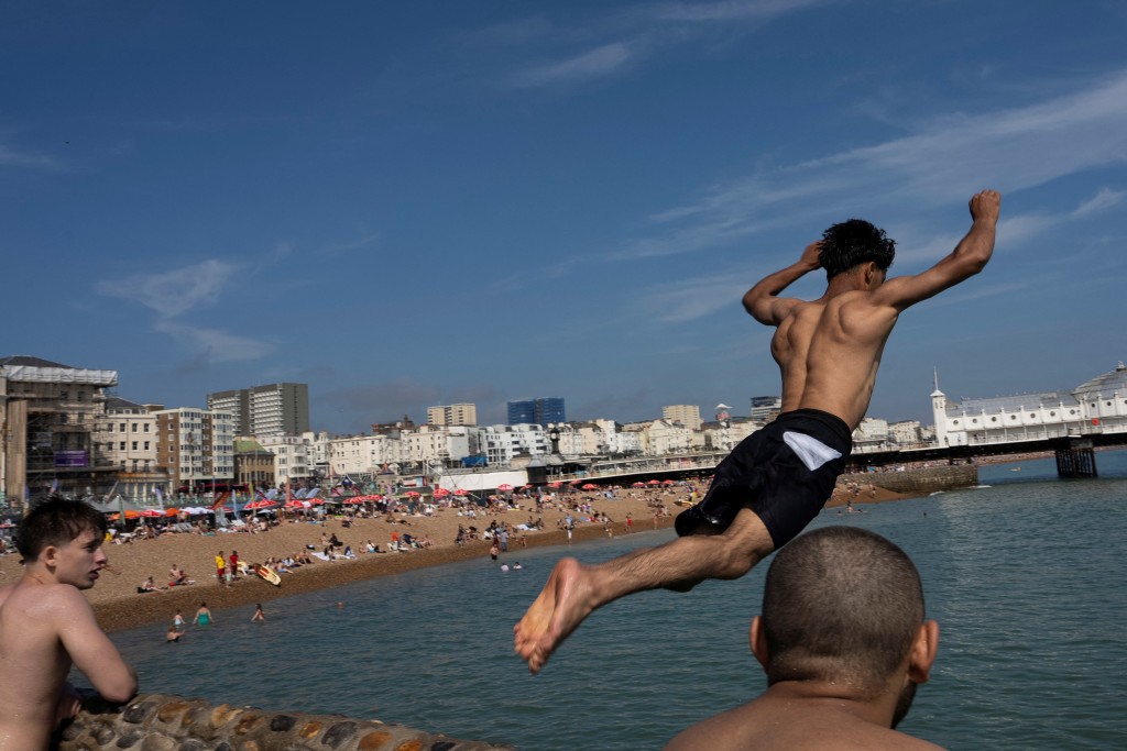 高溫熱浪持續籠罩歐洲大片地區。路透社