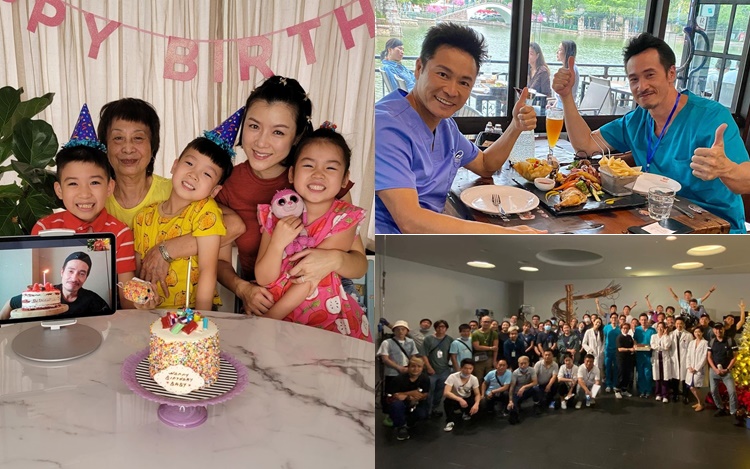 4月16日50歲生日的Moses，都要跟家人分開慶祝。