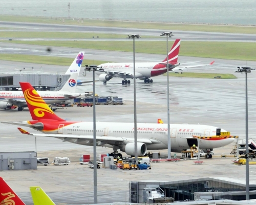 港航客機飛行途中折返香港。資料圖片