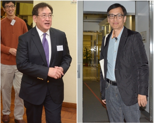 束健銘(右)、周一嶽(左)。