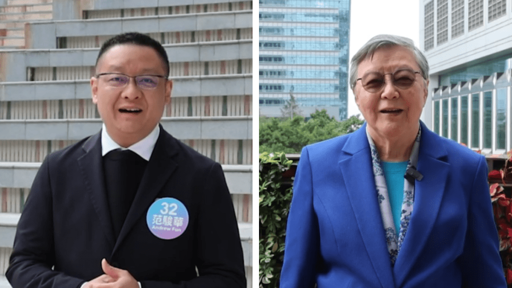 立法會選舉︱范駿華參戰選委界 母親范徐麗泰拍片助拉票：立法會需要活力和智慧