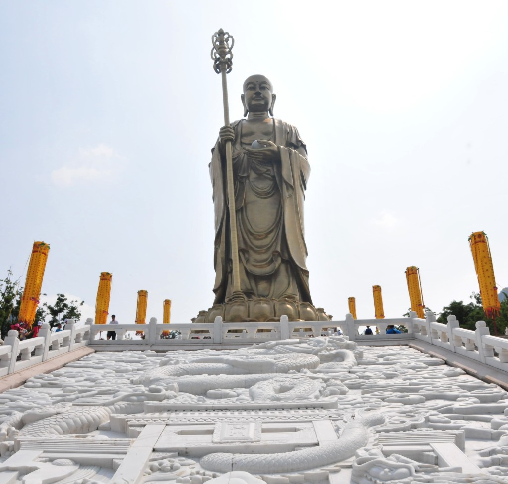 安徽九华山地藏菩萨圣像。