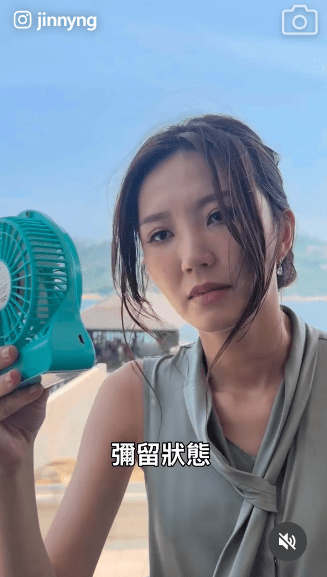吳若希於社交平台Threads上分享拍攝日常，直言天氣炎熱，表示自己處於「彌留狀態」。