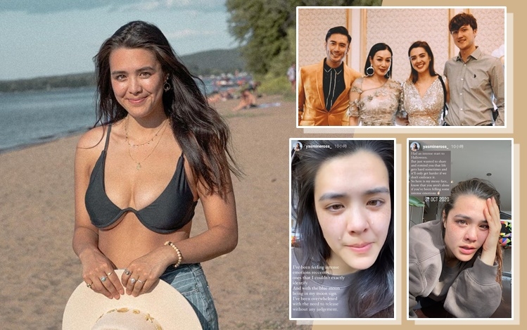 鍾麗緹與首任老公Glen Ross所生的大女Yasmine今晨於IG Story上載爆喊短片。