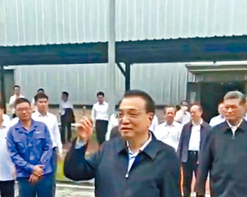 李克強昨日在廣東表示,當前中國經濟形勢保持平穩運行。