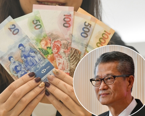 陳茂波表示,政府目標是在今年6月底接受登記,最快7月發放。資料圖片