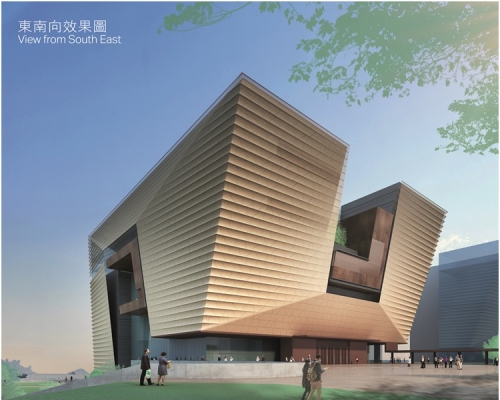 西九故宮博物館設計圖。資料圖片