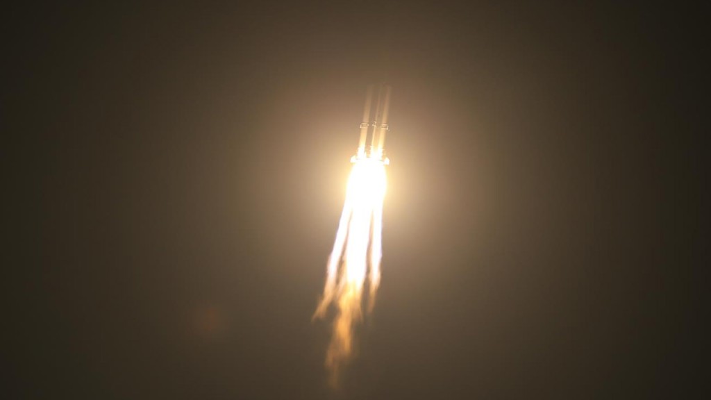「中星1E」衛星成功發射升空。央視