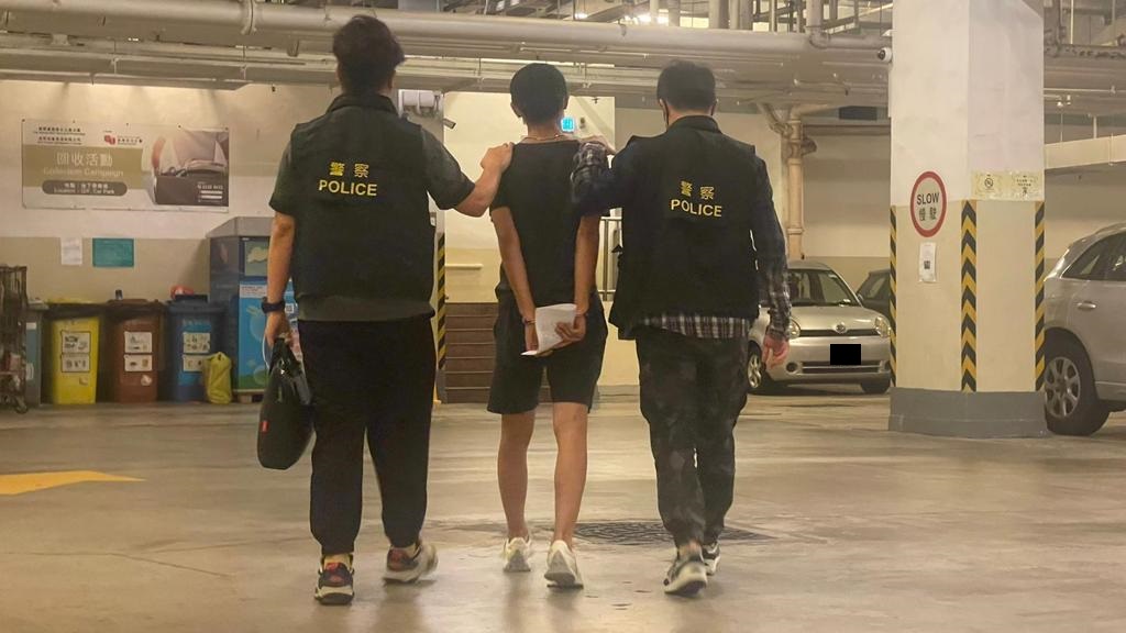 其中一名被捕人士。警方提供