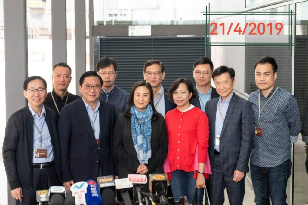 2019年4月21日立法會出訪杭州，時任議員的麥美娟亦有隨團。麥美娟Fb圖片