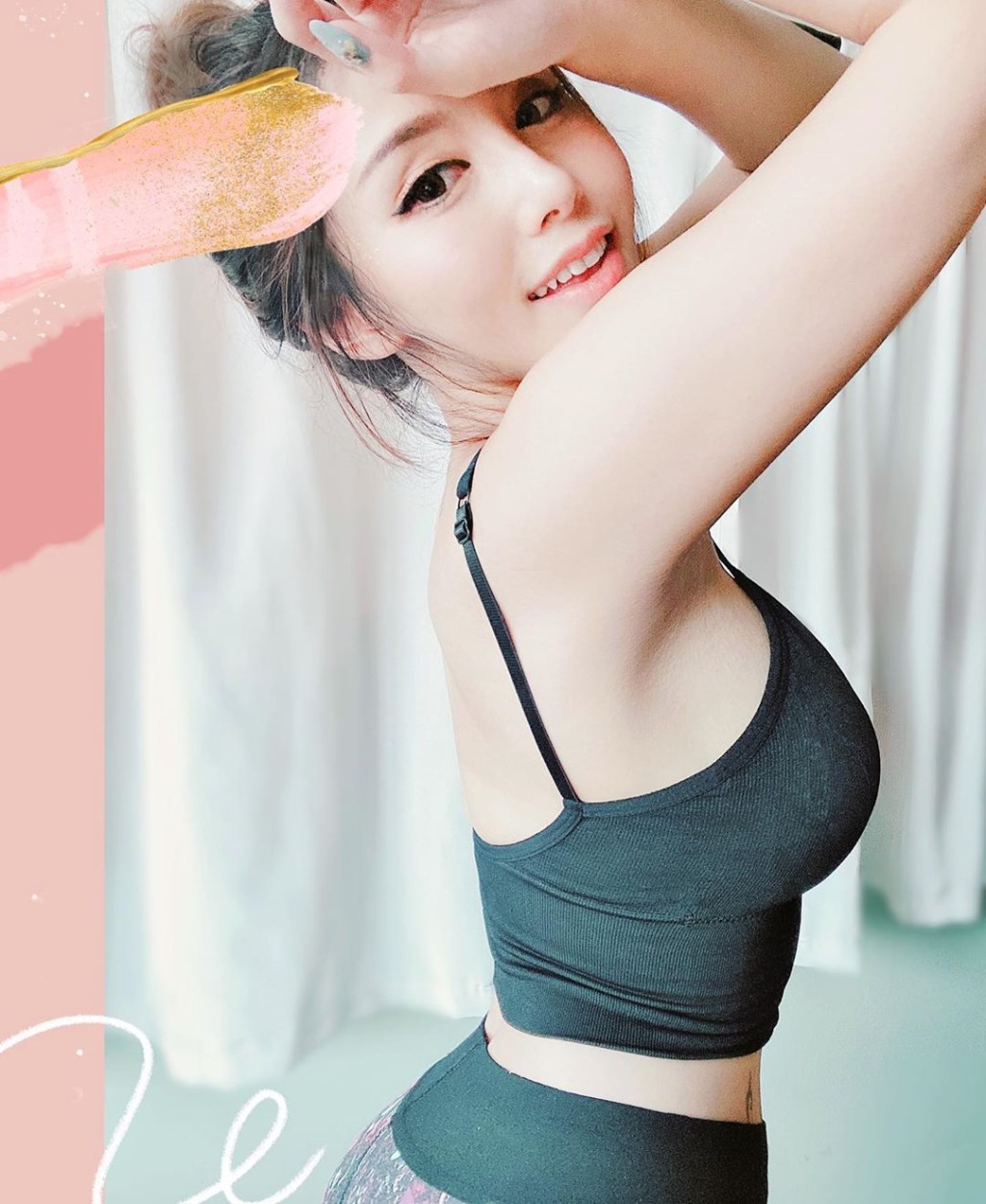 Phoebe自言冇「賤肉橫生」,是因發育時期做好多運動,建立了肌肉,且一向食得好清淡。