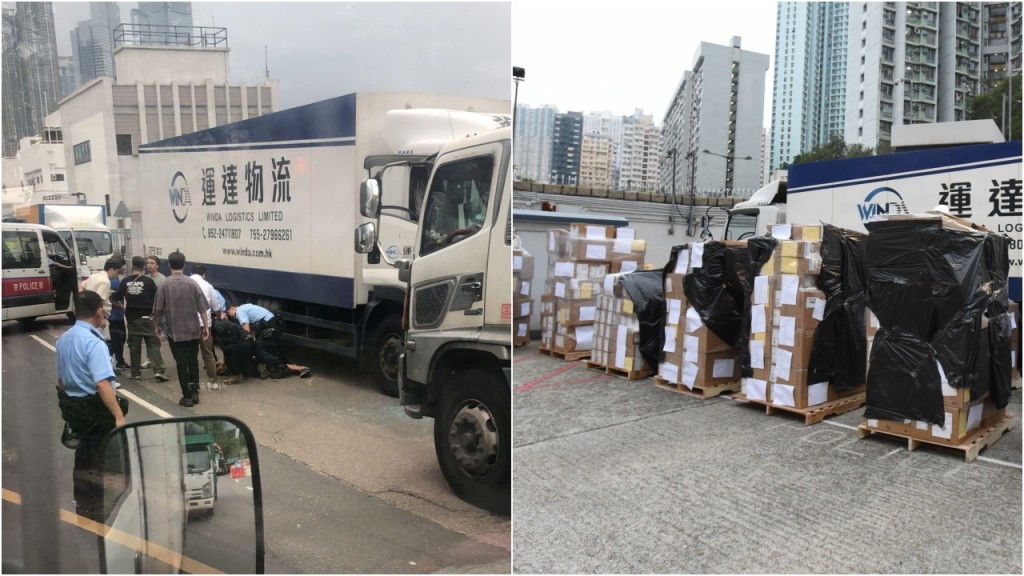 司機入職首日運400萬元電子零件 連貨帶車失蹤 一度拒捕被制服