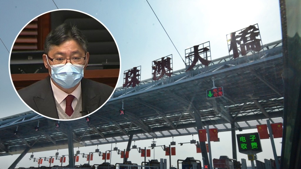 林世雄表示將在今年第一季公布港車北上計畫的詳細安排及實施時間。立法會直播擷圖