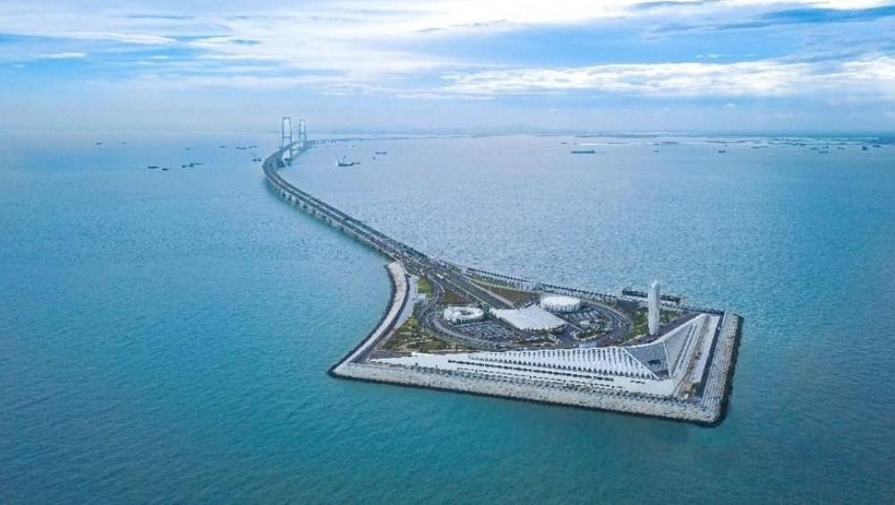 深中通道西人工島。
