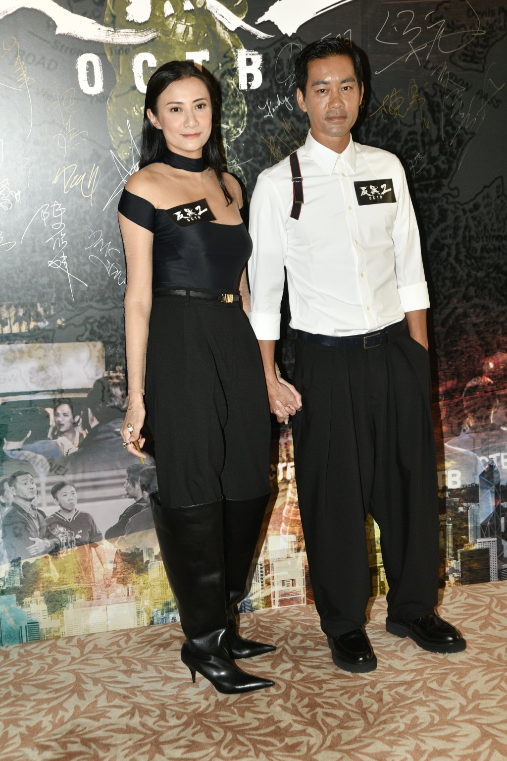 陈国坤与太太黄依汶本来在《反黑2》中再演夫妻。