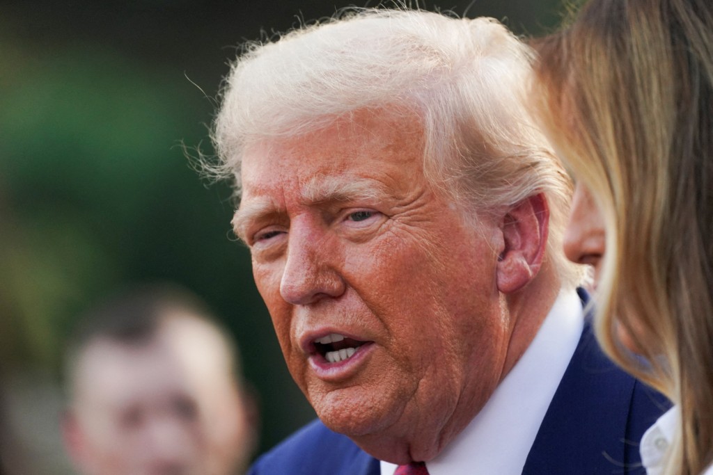 特朗普周六以閱兵慶祝79歲生日。路透社