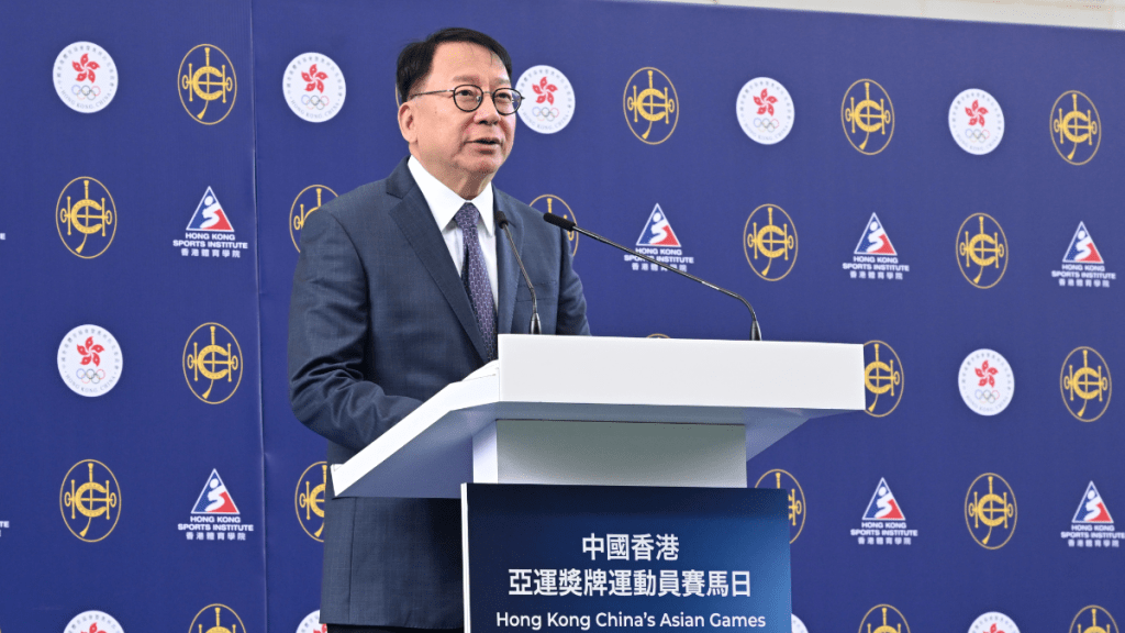 政務司司長陳國基。政府新聞處