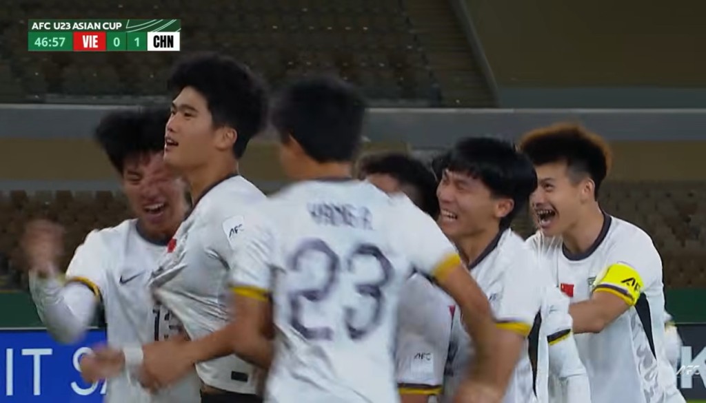 國足小將創歷史！與U23亞洲盃殺入決賽。影片截圖