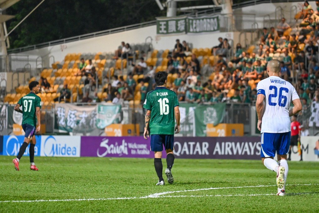 大埔主場0:1惜負獅城水手。攝影:魏國謙 大埔主場0:1惜負獅城水手。攝影:魏國謙