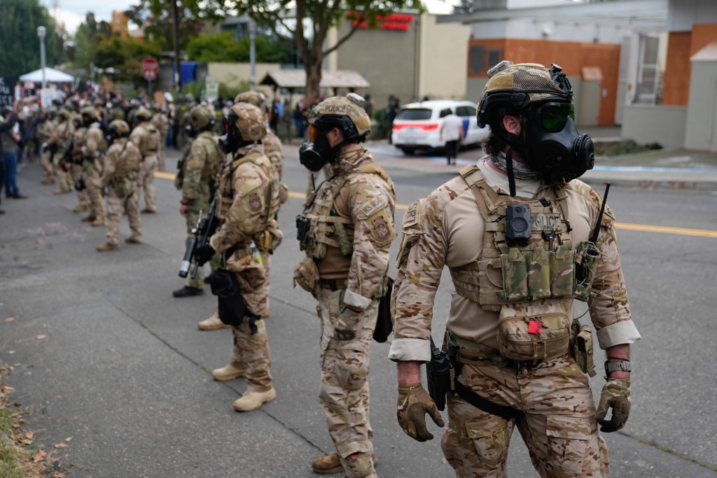波特蘭將部署200名國民警衛軍。美聯社