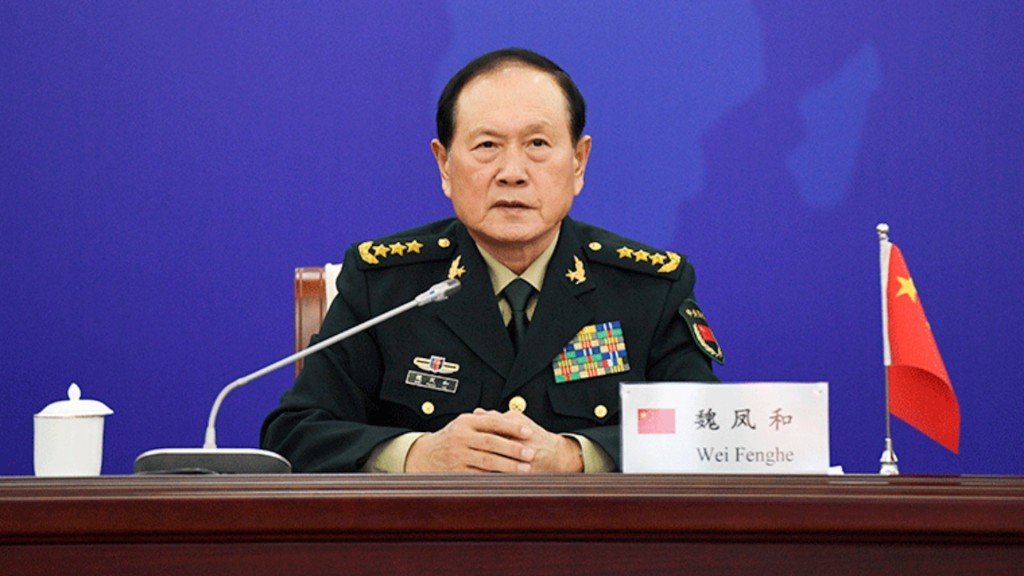 魏鳳和是前國防部長。