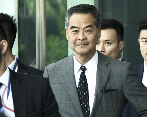 梁振英明言不會再參選特首。資料圖片