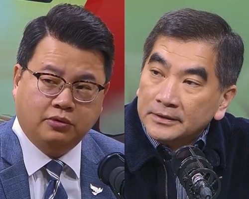 左:尹兆堅、鍾國斌。