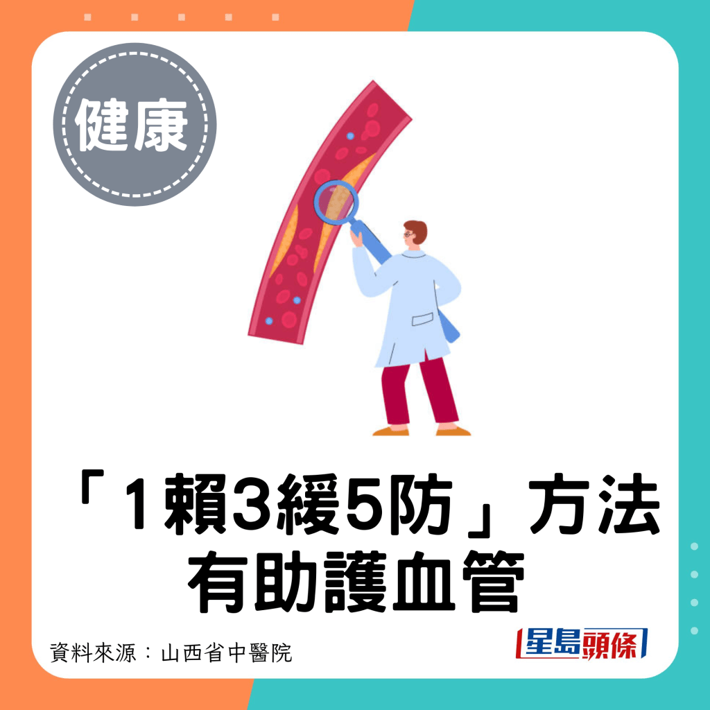 「1赖3缓5防」方法 有助护血管