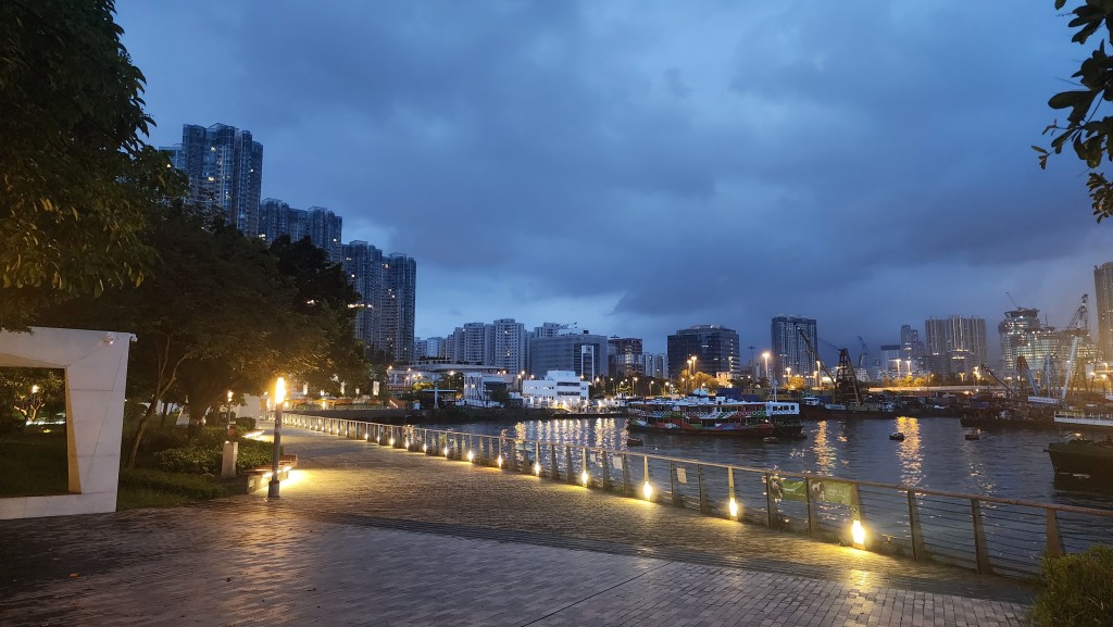 吹清勁至強風程度東至東南風，初時高地間中吹烈風，海有大浪及湧浪。