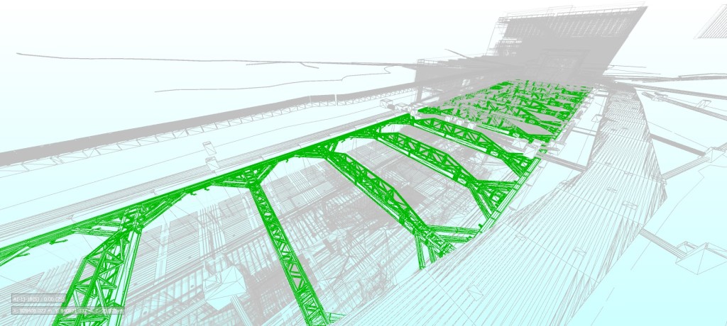 港鐵在今次工程大量善用BIM 3D模型技術。港鐵提供