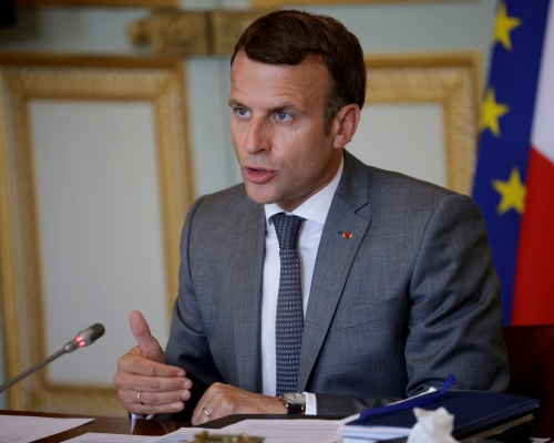 法国总统马克龙据报被摩洛哥情报部门监听。AP图片