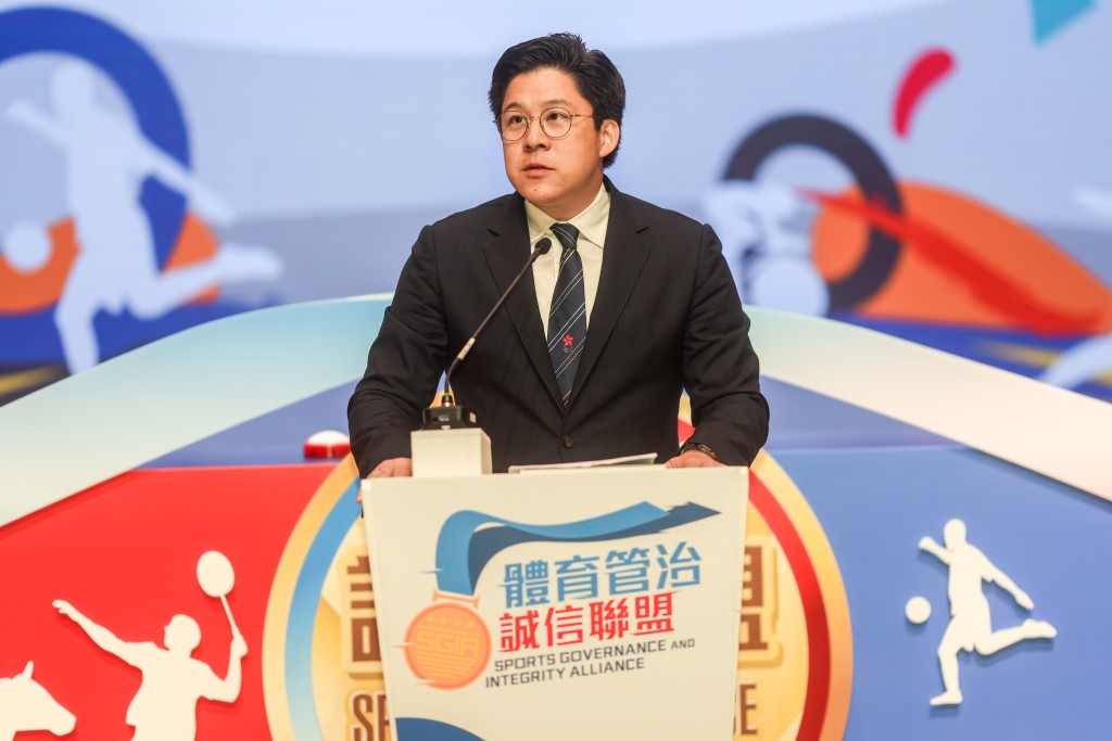 立法會議員霍啟剛形容聯盟是「強強強強聯手」。何家豪攝 立法會議員霍啟剛形容聯盟是「強強強強聯手」。何家豪攝