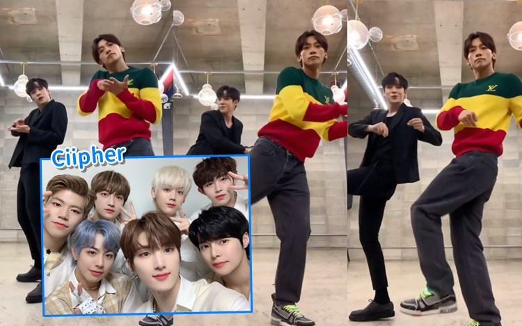 Rain為自家男團Ciipher不斷宣傳新歌,昨日他和ATEEZ的潤浩嚟個認真Dance cover。