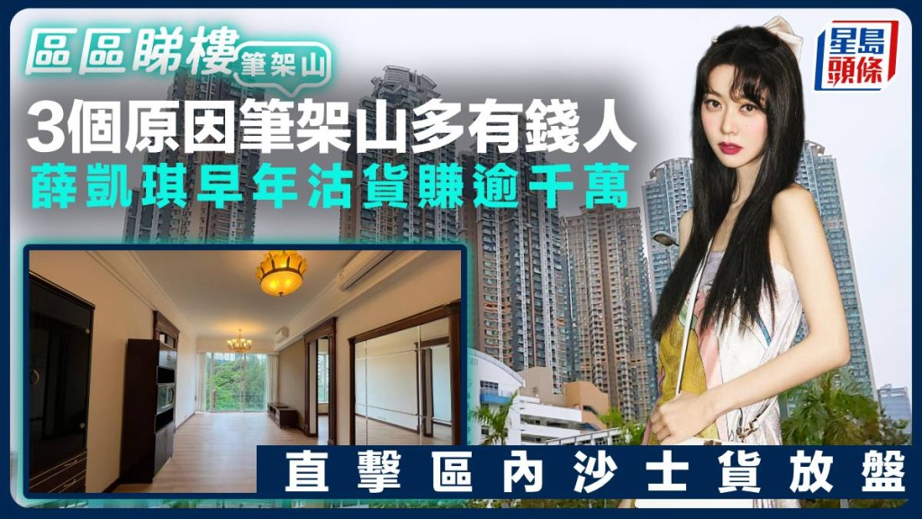 3個原因筆架山多有錢人 薛凱琪早年沽貨賺逾千萬 直擊區內沙士貨放盤
