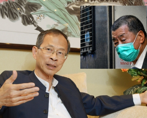 曾鈺成,表示法庭不批准黎智英保釋申請,關鍵在於國安法第42條第二款。資料圖片