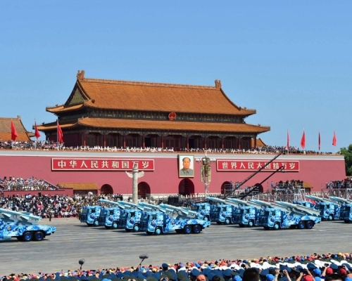 今年是國慶70周年將會有大型閲兵儀式。資料圖片