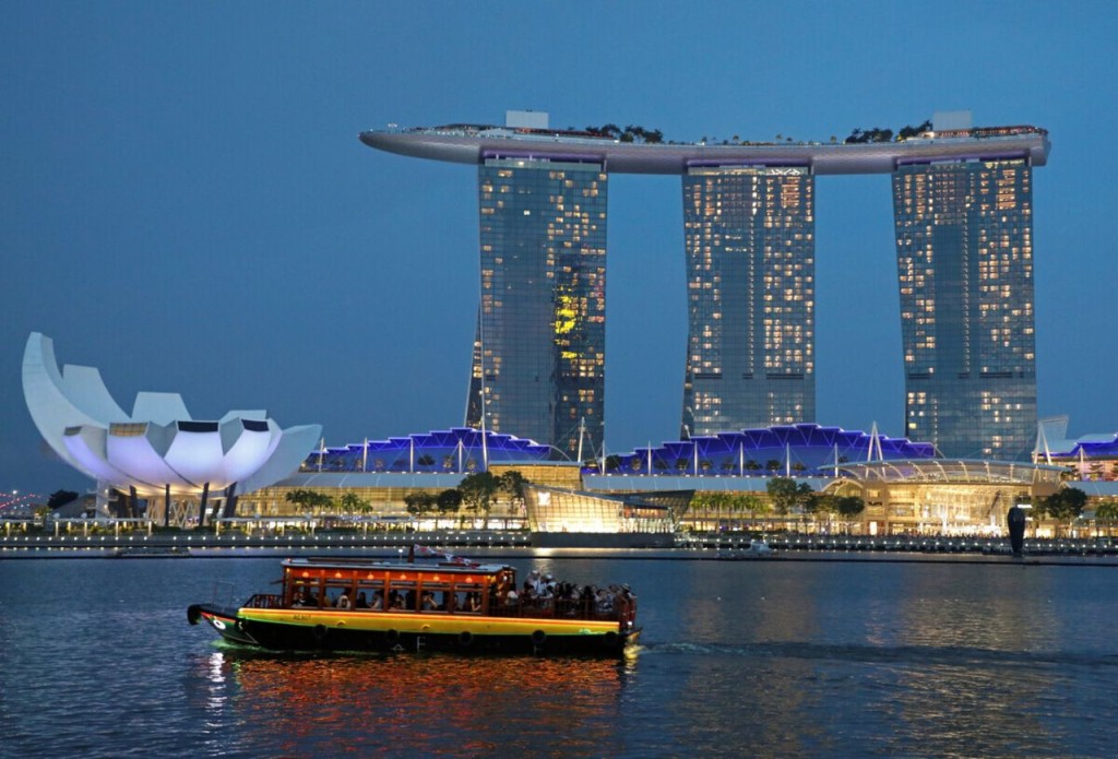 受惠免簽證，內地民眾到新加坡過新年的數量大增。路透社