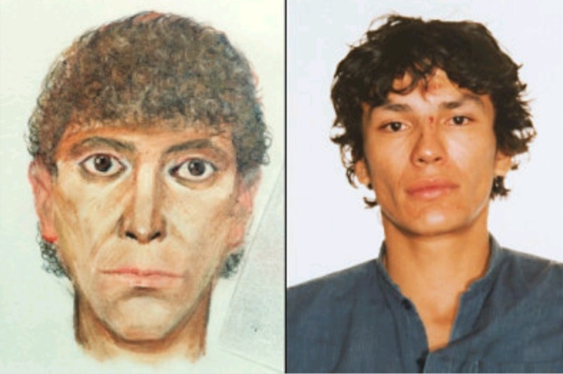 原來該畫像就是80年代加州著名連環殺人犯及強姦犯Richard Ramirez的通輯素描圖。 原來該畫像就是80年代加州著名連環殺人犯及強姦犯Richard Ramirez的通輯素描圖。