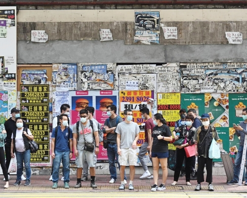 本港失業率升至7.2%。