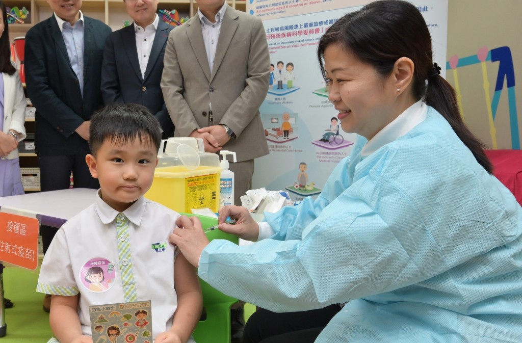 葉柏強呼籲家長應盡快為幼兒安排接種流感疫苗。資料圖片