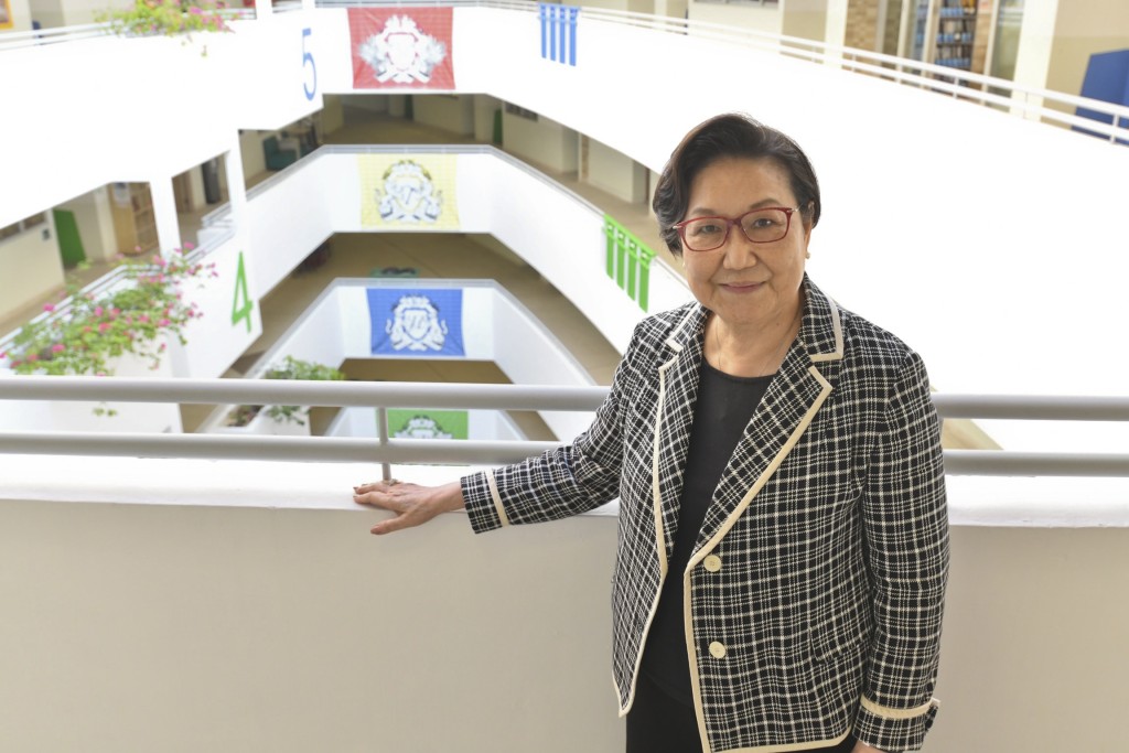 劉筱玲希望透過學校的課程設計，讓學生學習多角度思維方式，並在中學階段運用自如。