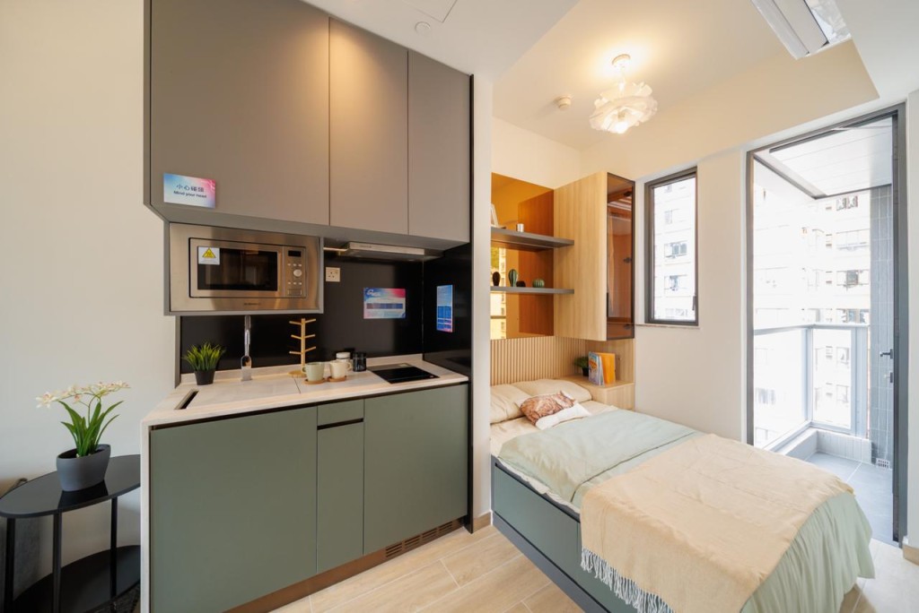 22樓A室,面積237方呎的開放式戶。 22樓A室,面積237方呎的開放式戶。