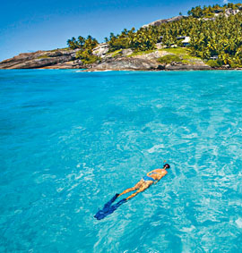 塞舌尔风景优美，是旅游天堂。