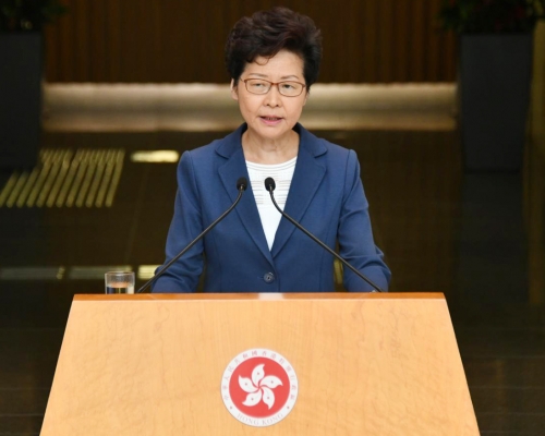 行政長官林鄭月娥表示，訪京期間沒有與中央官員會面。