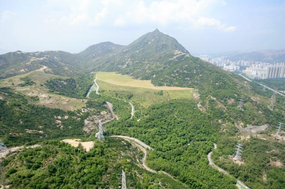 望后石谷堆填區滲濾污水廠存在問題。政府圖片