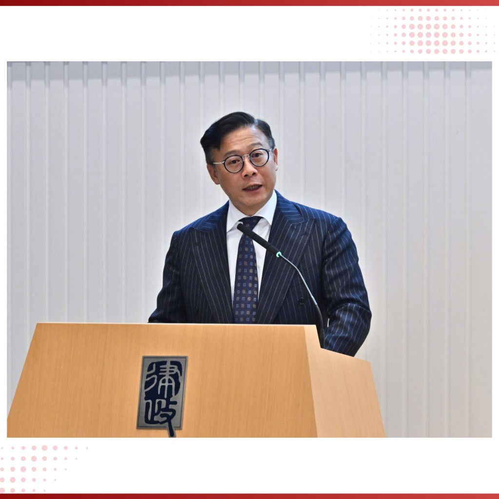 律政司副司長張國鈞。律師會FB圖片 律政司副司長張國鈞。律師會FB圖片