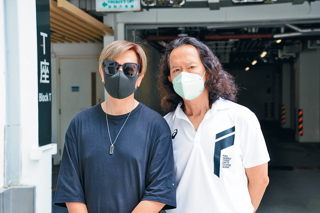 雷有輝（左）、鄧建明對於好友因葵離世都感到突然。