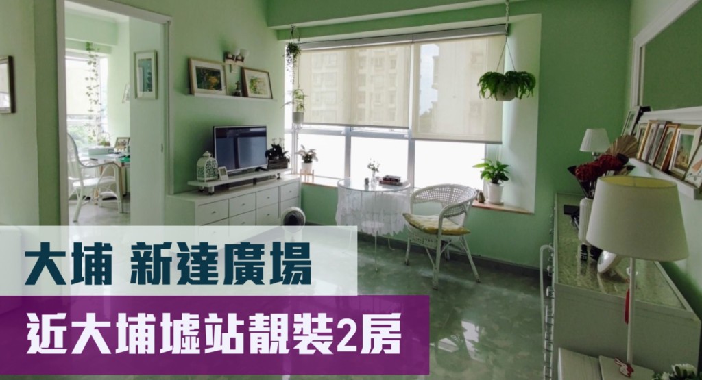 大埔新達廣場2座中層G室，實用面積489方呎，最新叫價735萬元。
